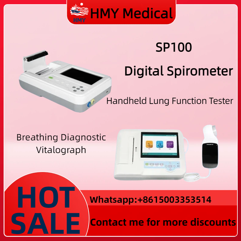 Spirometer Lung Function - Espirómetro Portátil Contec SP100, Dispositivo de