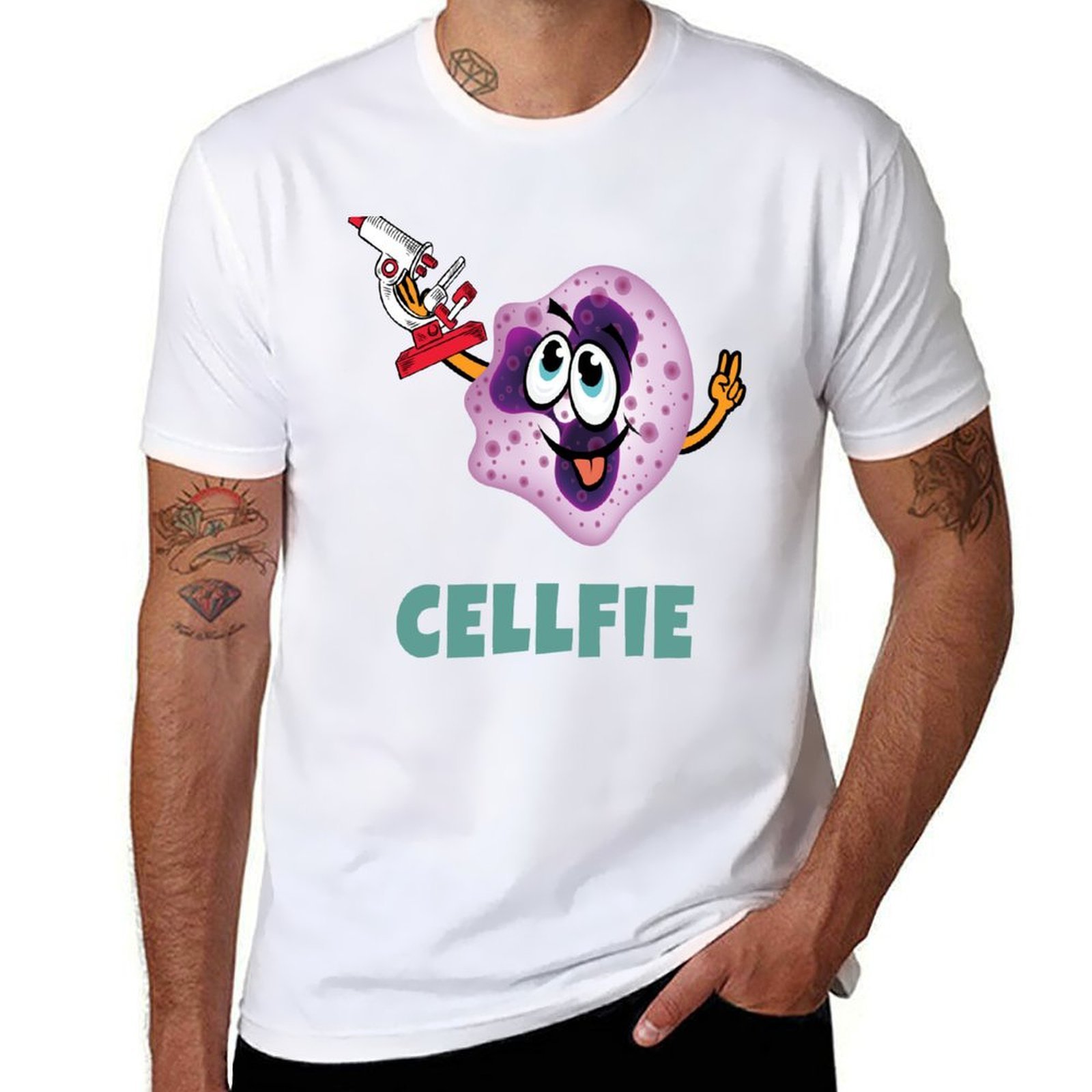 Medical Lab Scientist - Camiseta de CELLFIE de TECH CIENTISTO