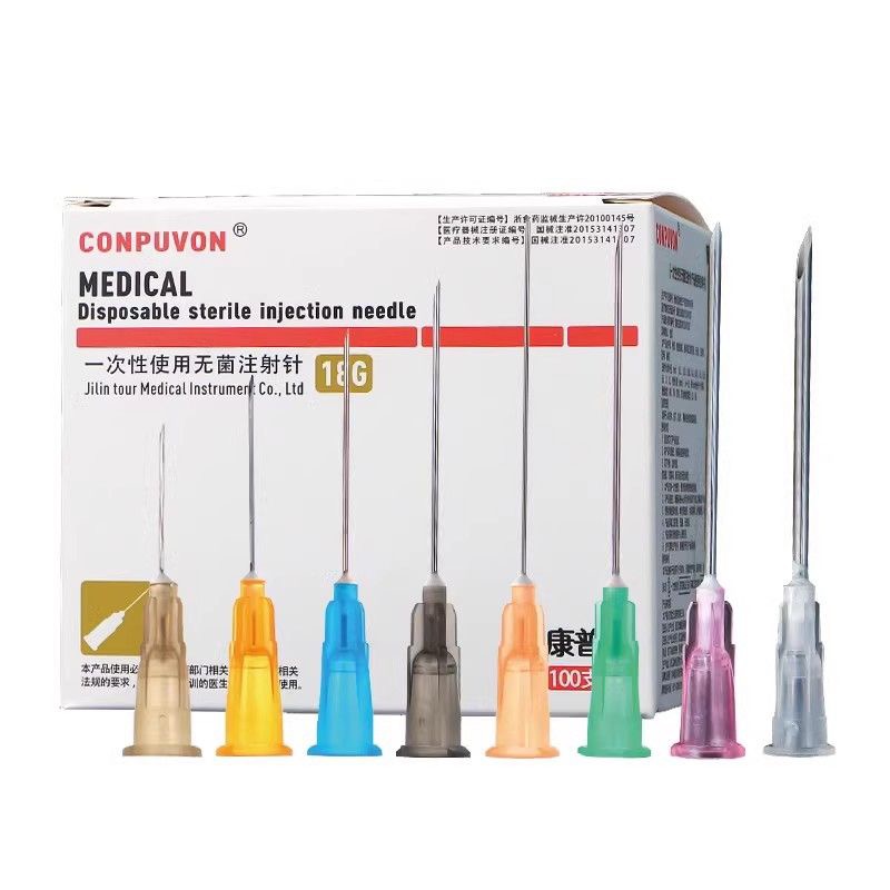 Medical Lab And Science - Lote de 100 Agujas Hipodérmicas Desechables,