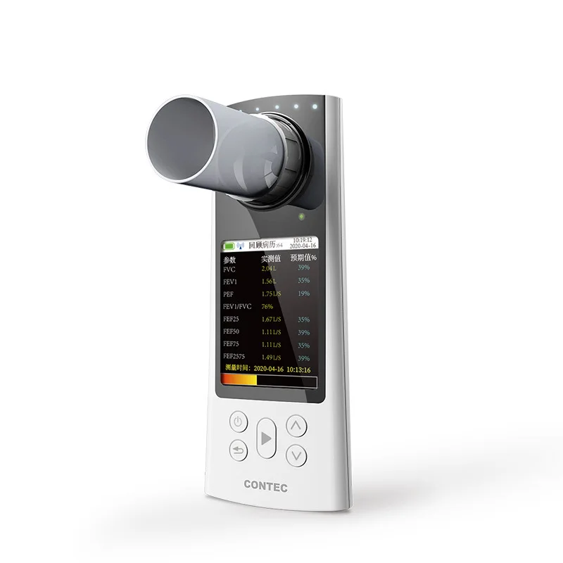 Spirometer Lung Function - Espirómetro Digital con Bluetooth, pantalla a