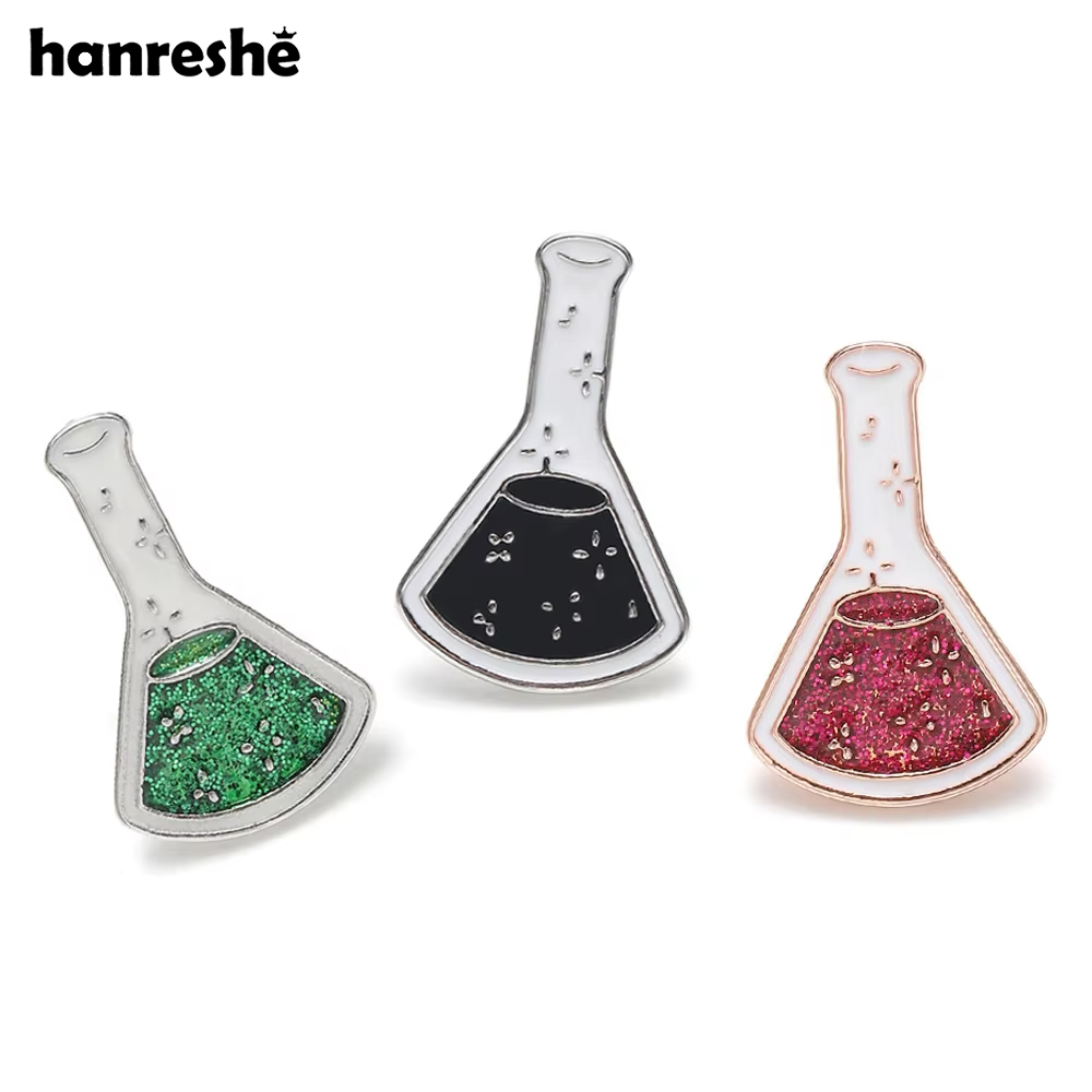 Medical Lab And Science - Hanreshe-Juego de broches de vaso esmaltado