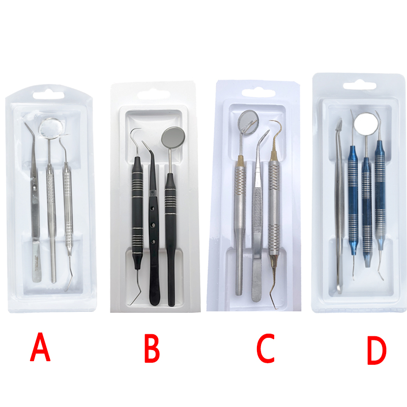 Dental Mirror Probe - Kit de limpieza Dental, raspador de