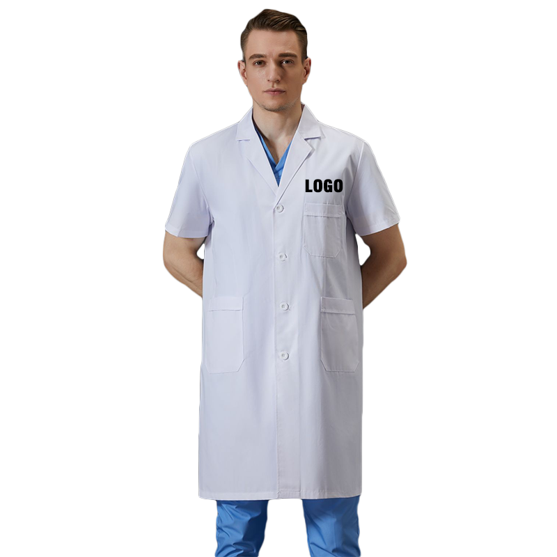 Medical Lab Logo - Batas de laboratorio Unisex personalizadas para