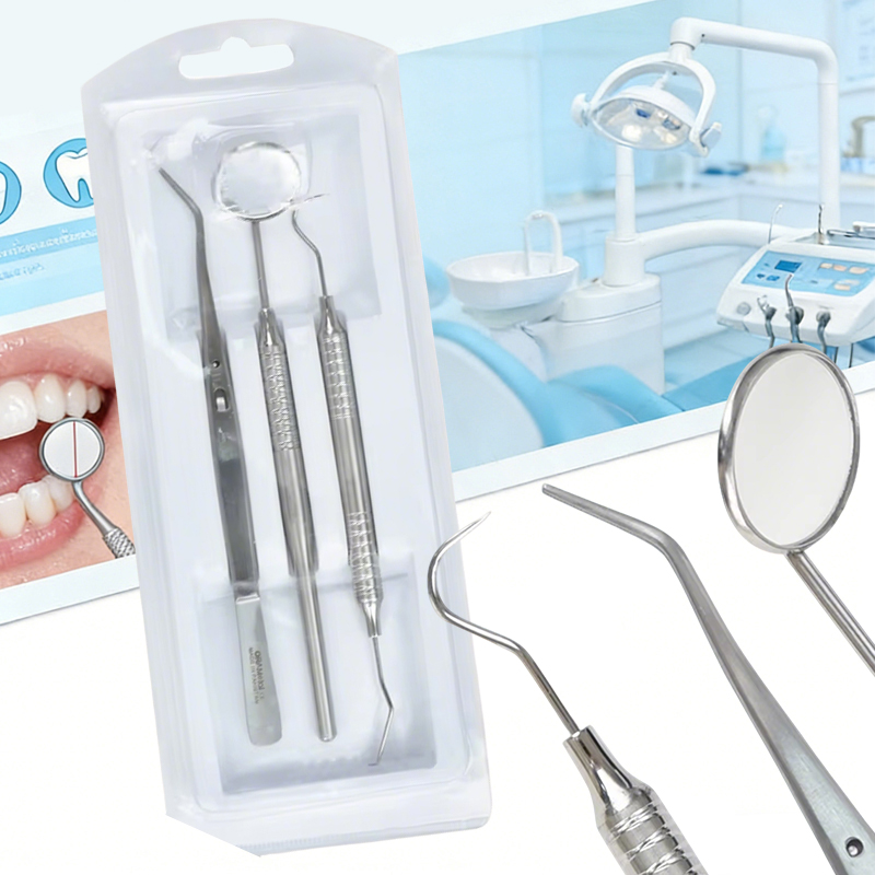 Dental Mirror Probe - Kit de 3 Piezas de Espejo