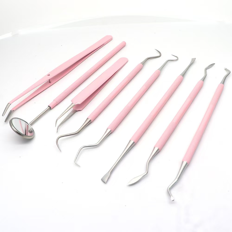 Kit de 8 Herramientas Dentales - Dental Mirror Probe reseña y precio