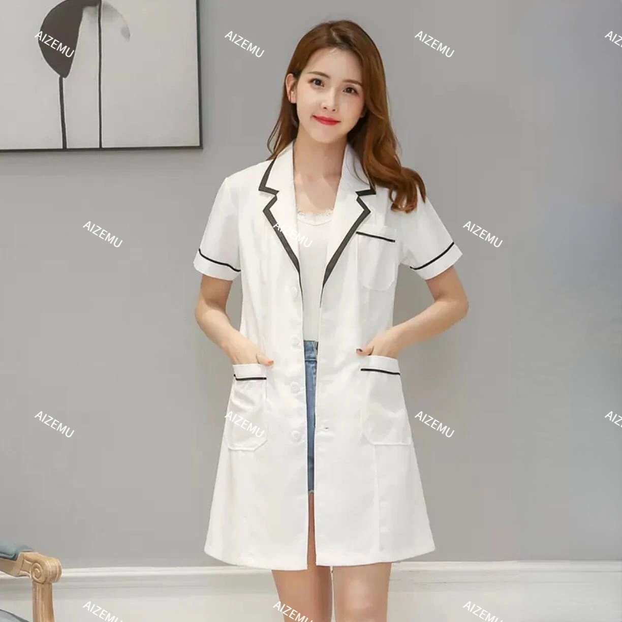 Vestido de spa de manga corta  - Medical Lab Management reseña y precio