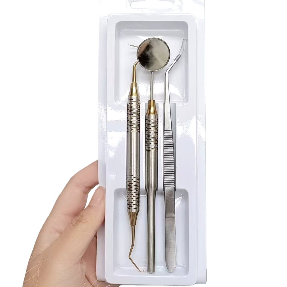 Juego de 3 Herramientas Dental - Dental Mirror Probe reseña y precio