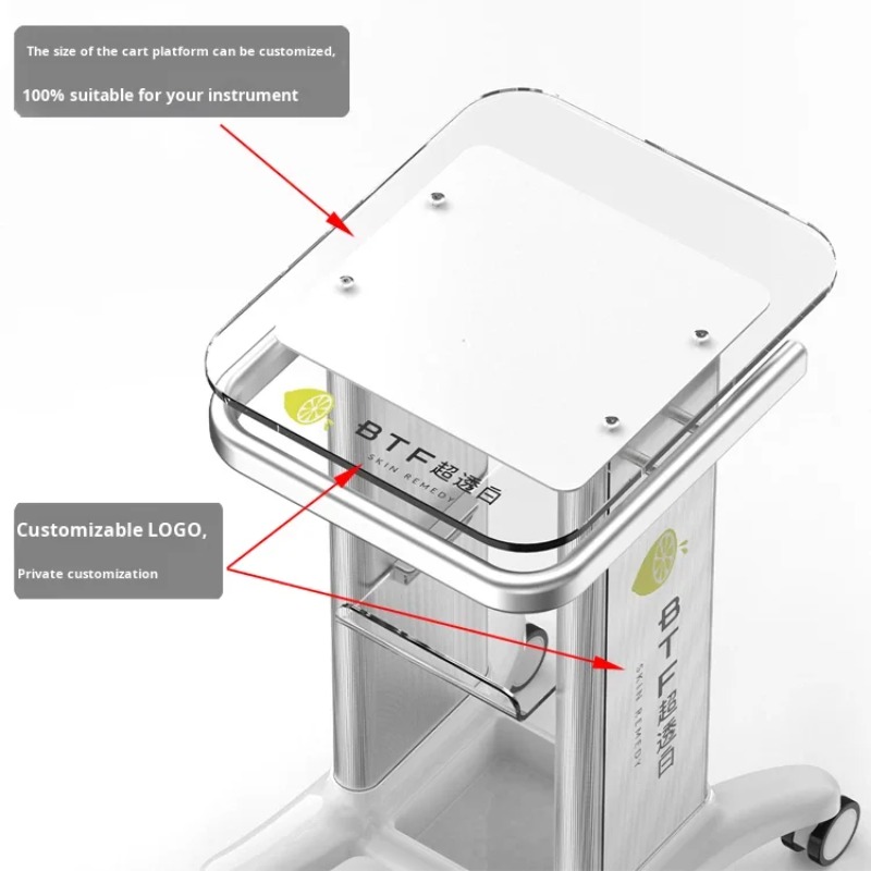 Carrito Médico Móvil con Sopor - Medical Lab Logo reseña y precio