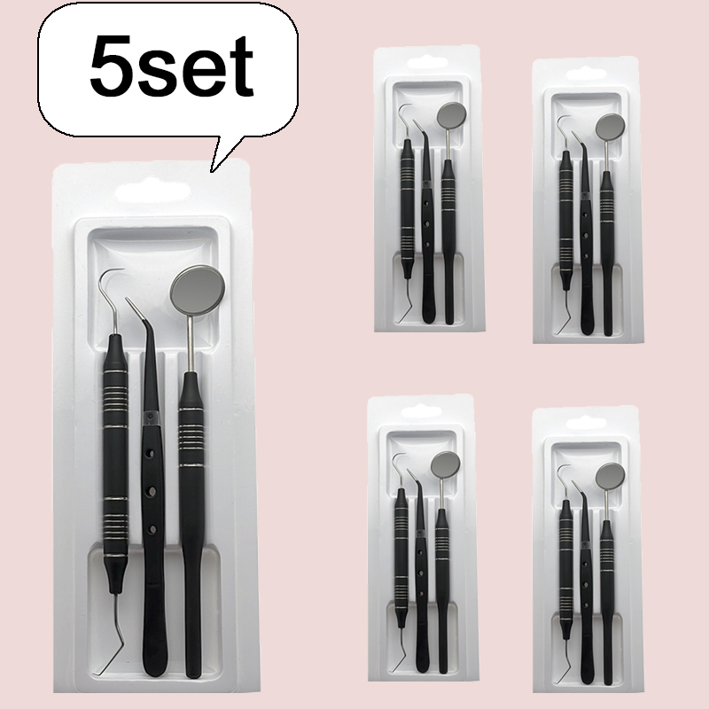 5 uds Dental doble extremo boc - Dental Mirror Probe reseña y precio