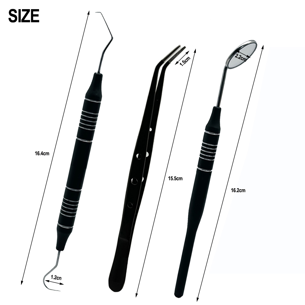 5 uds Dental doble extremo boc - Dental Mirror Probe reseña y precio