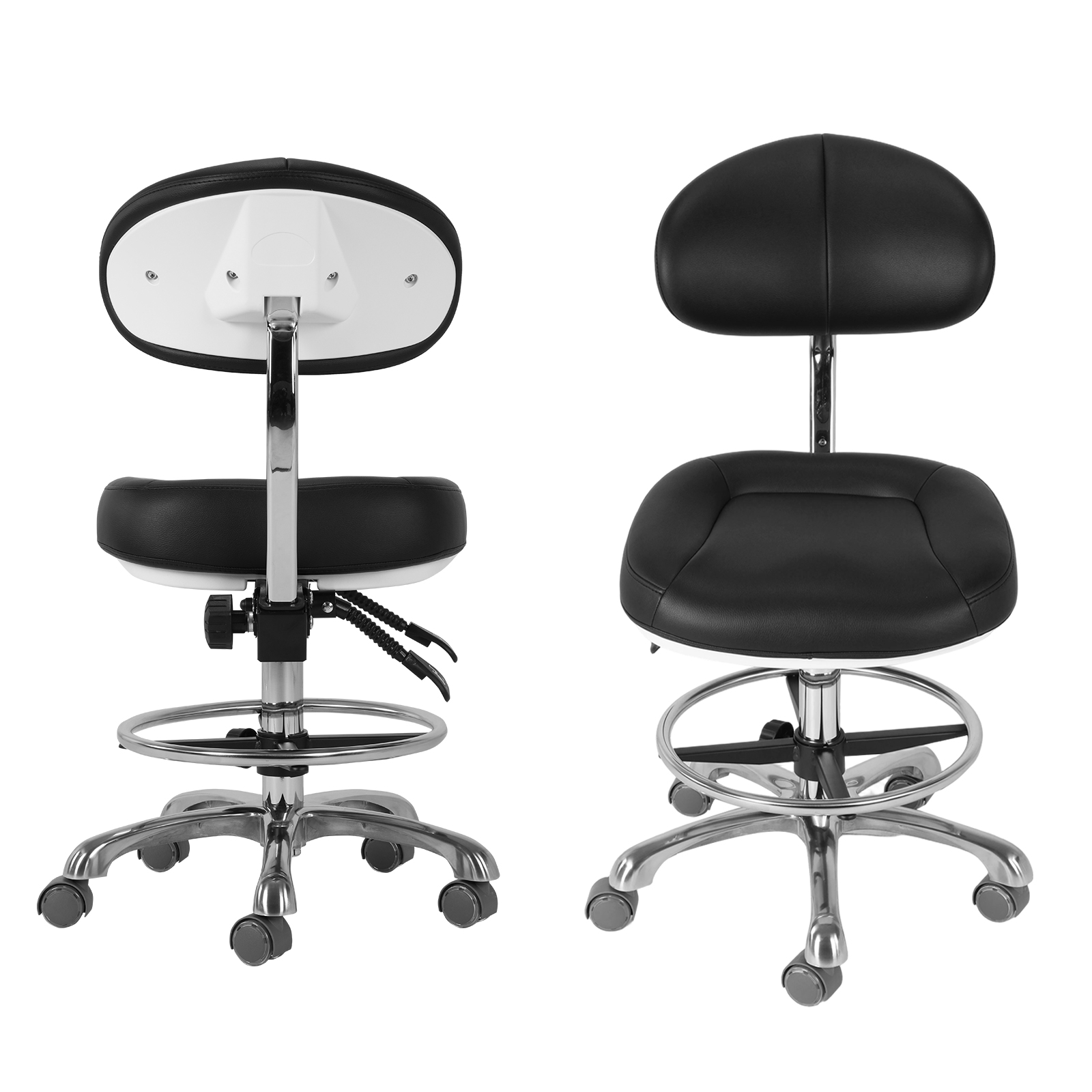 Silla de taller ajustable con  - Medical Lab Chair reseña y precio
