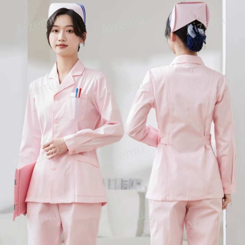 Nuevo uniforme de enfermera bl - Medical Lab Logo reseña y precio