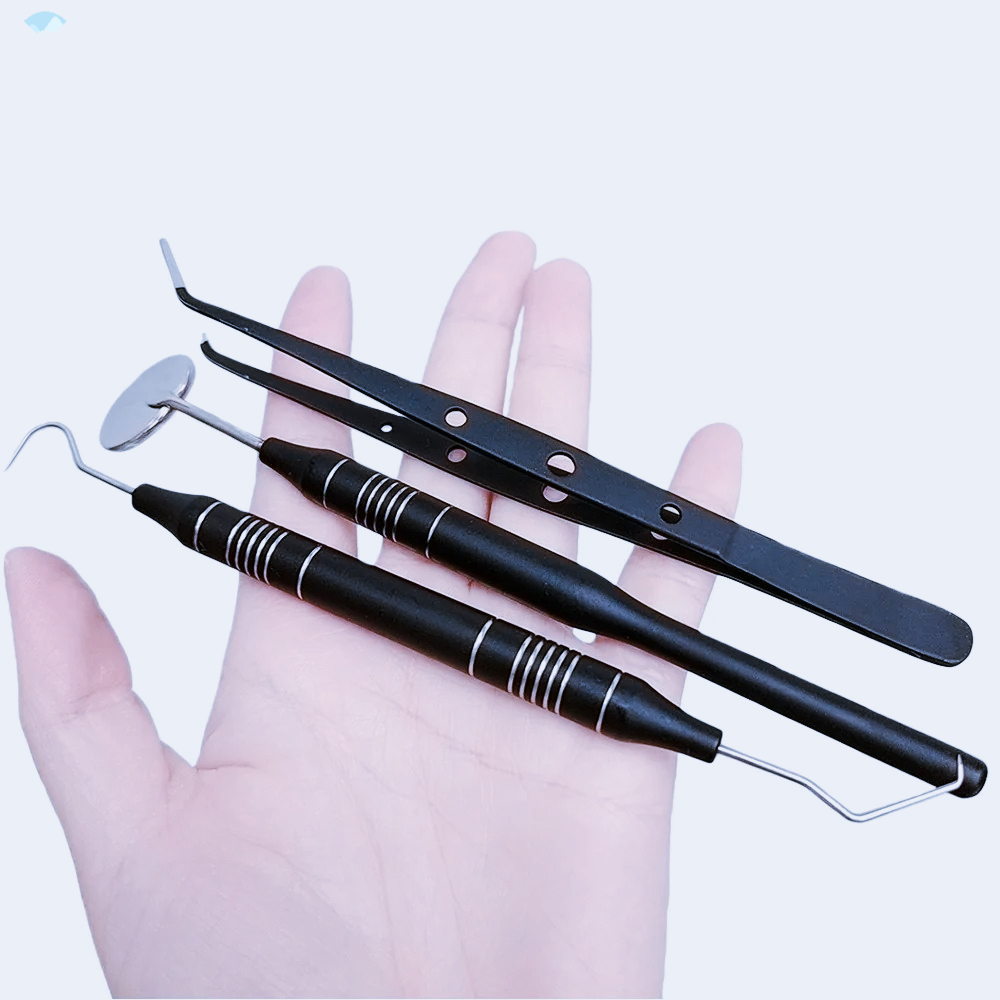 Juego de 3 Instrumentos Dental - Dental Mirror Probe reseña y precio