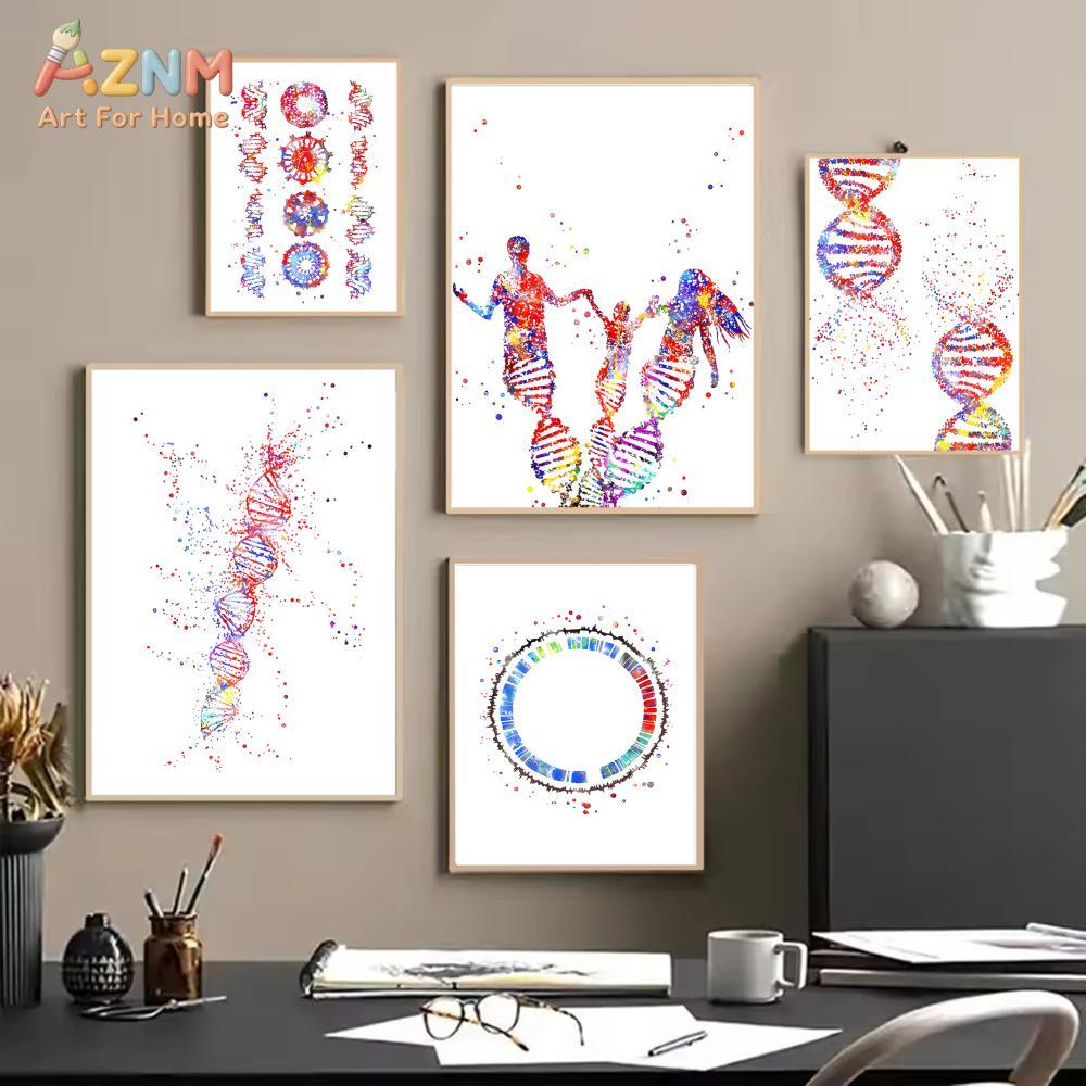 AZNM Impresión en lienzo de AD - Medical Lab And Science reseña y precio