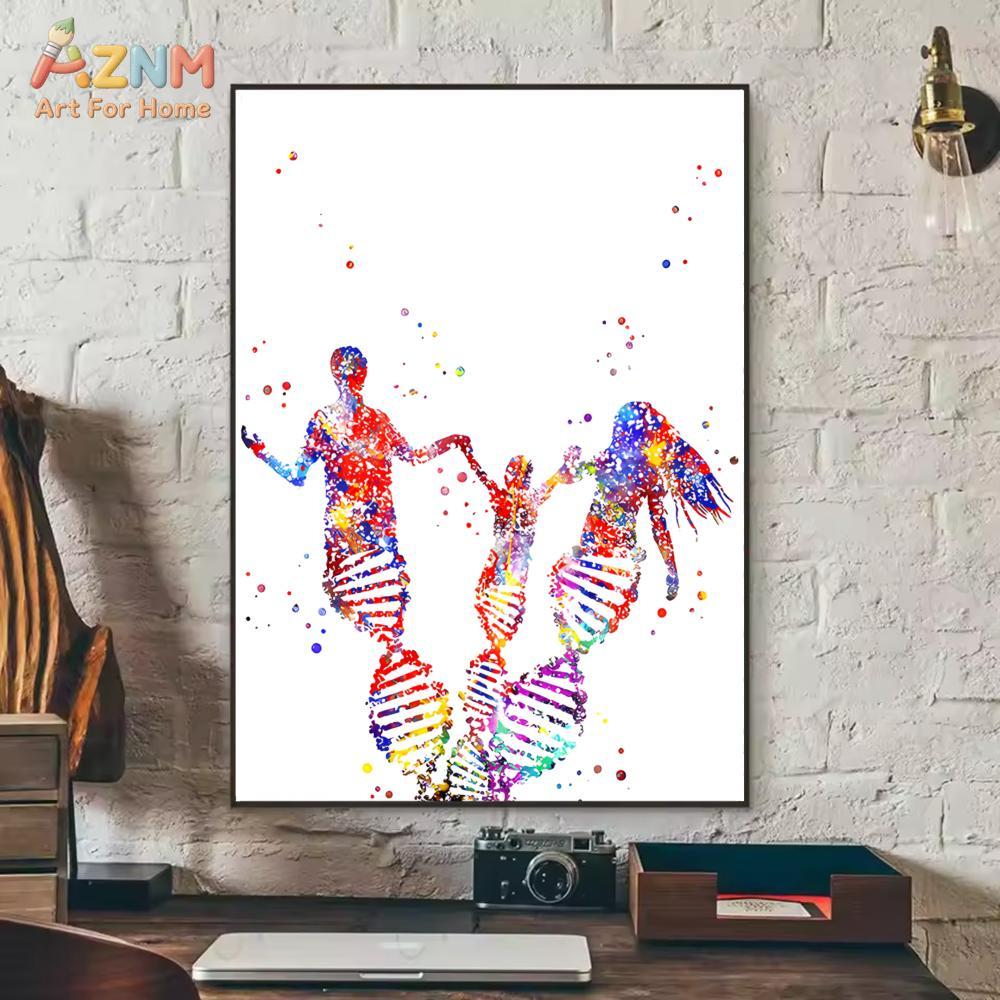 AZNM Impresión en lienzo de AD - Medical Lab And Science reseña y precio