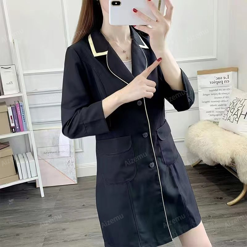 Uniforme de salón de belleza n - Medical Lab Logo reseña y precio